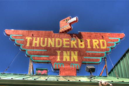 Thunderbird Inn Sign
