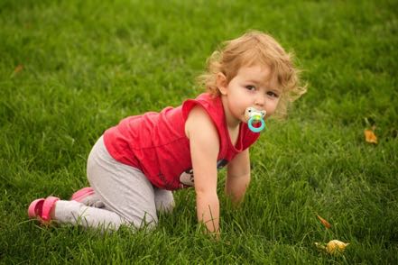 Nattie on Grass