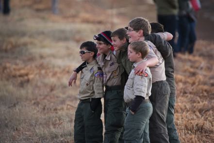 Cub Scouts at Bosque