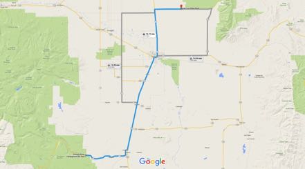 Conejos River Campground RV Park to San Luis State Park, Alamosa County, CO