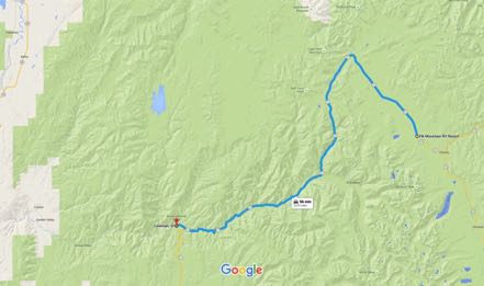 Elk Mountain to Lowman, ID