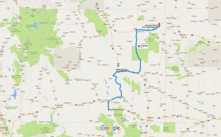 Deer Haven RV Park to Mountain View RV Park