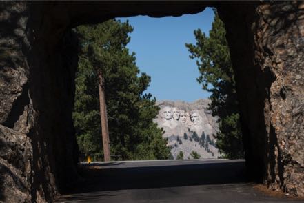 Rushmore from Tunnel