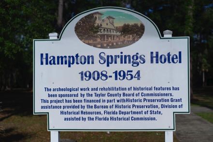 Hampton Springs Hotel Sign
