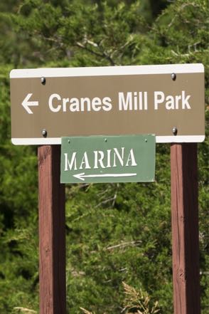 Cranes Mill Park Sign