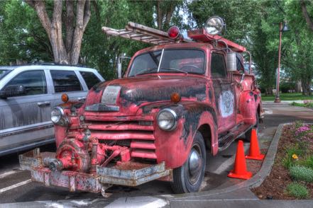 Old Ridgway Fire Truck