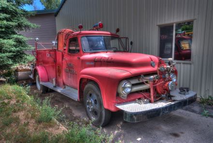 Old Lyons Fire Truck