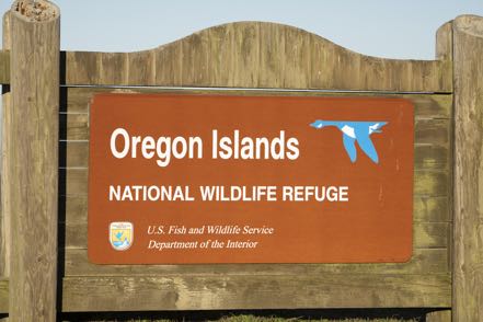 Oregon Islands Sign