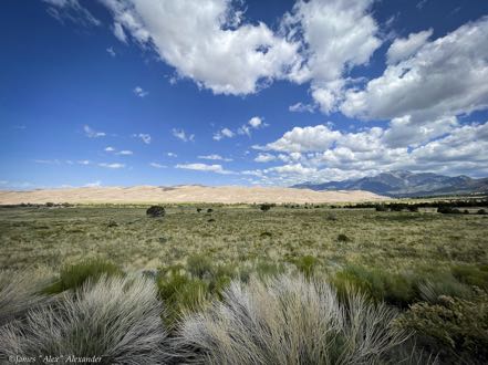 Great Sand Dunes NP from Afar