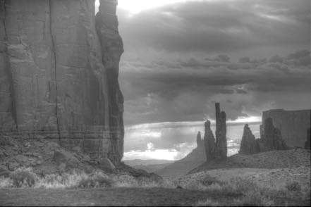 Monument Valley B&#38;W