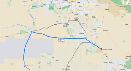 Ajo Heights to Picacho Peak