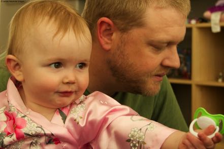 Nattie and Daddy