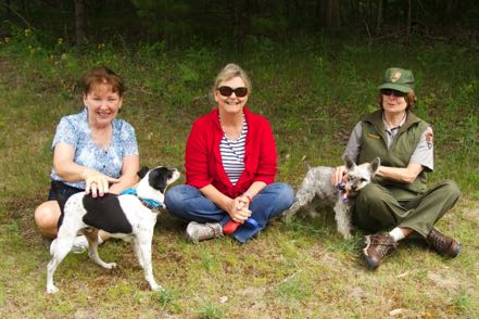 Pups, Deb, Jan, Maryellen