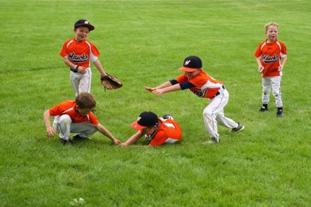 Baseball Boys at Play