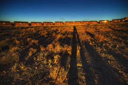 Sunrise View of Cabins