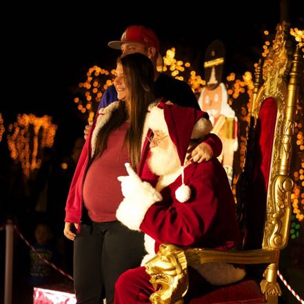 Visting Santa Early