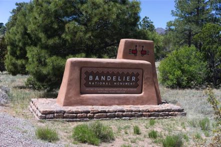 Bandelier National Monument Sign