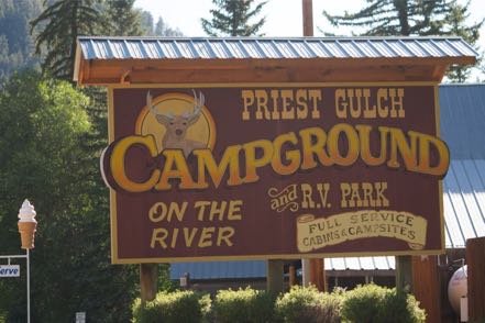 Priest Gulch Sign