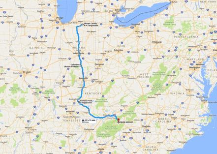 Elkhart to Waynesville