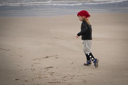 Girl on Malaquite Beach