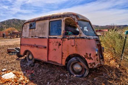 Old Espanola Panel Truck