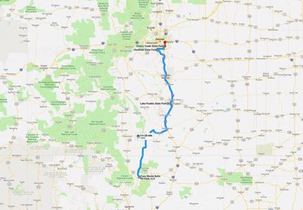 Taos to Cherry Creek