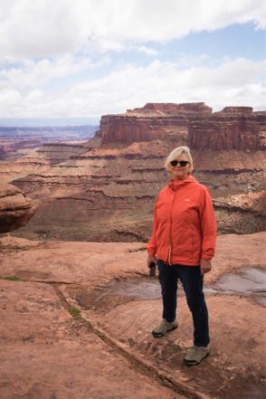 Jan on Shafer Trail