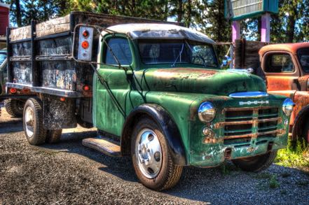 Green Dodge Dumper