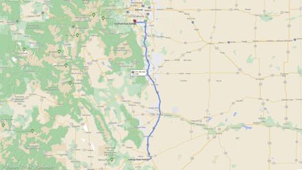 Lathrop State Park to Chatfield State Park, Littleton, CO