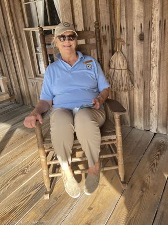 Jan at Chesser Homestead