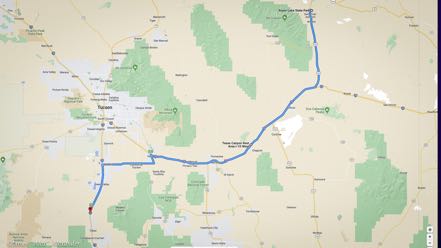 Map of Roper to De Anza